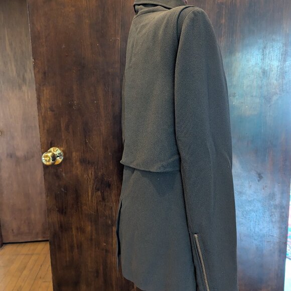Wilfred Aritzia Mayet Blazer Moto Jacket Olive Drab size Small - Picture 8 of 15